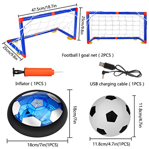 BalĂłn FĂștbol Flotant, Air Football, Pelota Futbol con Protectores de Espuma Suave y Luces LED, Balones Futbol Juguetes Niños , Air Hover Ball Soccer BalĂłn FĂștbol Flotant, Air Football, Pelota Futbol con Protectores de Espuma Suave y Luces LED, Balones Futbol Juguetes Niños , Air Hover Ball Soccer
