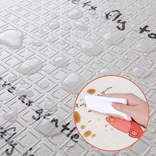 Bamny Alfombra de Juego para Niños de 200x180x1cm, Alfombra de Espuma XPE, Antideslizante, Plegable Portátil, Impermeable en ambos lados(Patrón de la Casa del Árbol) Bamny Alfombra de Juego para Niños de 200x180x1cm, Alfombra de Espuma XPE, Antideslizante, Plegable Portátil, Impermeable en ambos lados(Patrón de la Casa del Árbol)