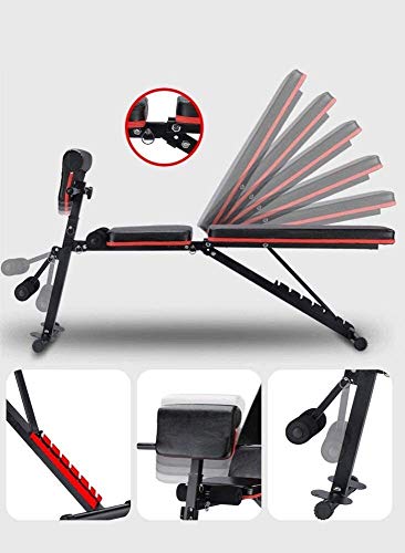 Banco de elevación de pesas planas Ajustable banco de pesas, abdominales auxiliar equipo de la aptitud, Hogar multifuncional plegable Bench press de banca for sillas de estiramiento de la aptitud de b Banco de elevación de pesas planas Ajustable banco de pesas, abdominales auxiliar equipo de la aptitud, Hogar multifuncional plegable Bench press de banca for sillas de estiramiento de la aptitud de b