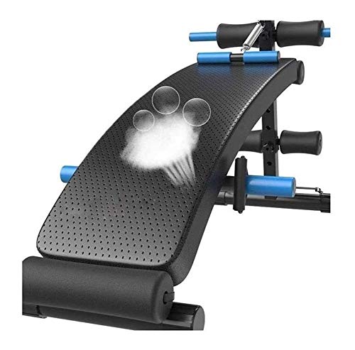 Banco de elevación de Pesas Planas Home Gym Equipment, múltiples Funciones de Banco del Entrenamiento del Cuerpo □ Hyper Extensión de Espalda, Silla Romana, Ajustable AB Siéntese Banco