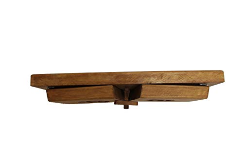 Banco de Meditacion Madera Patas Plegable Grabado Banco de Meditacion Madera Patas Plegable Grabado