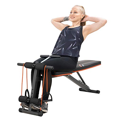 Banco de musculacion, banco abdominales, plegable, Equipo de fitness ajustable, para entrenamiento de cuerpo entero (S2) Banco de musculacion, banco abdominales, plegable, Equipo de fitness ajustable, para entrenamiento de cuerpo entero (S2)