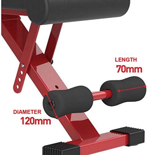 Bancos Banco de Pesas Plegable Plegable Pesa de Gimnasia Aparador Silla de Ejercicios para el hogar Carga de 100 kg Equipo de Gimnasio (Color : Red, Size : 32 * 42 * 106cm) Bancos Banco de Pesas Plegable Plegable Pesa de Gimnasia Aparador Silla de Ejercicios para el hogar Carga de 100 kg Equipo de Gimnasio (Color : Red, Size : 32 * 42 * 106cm)