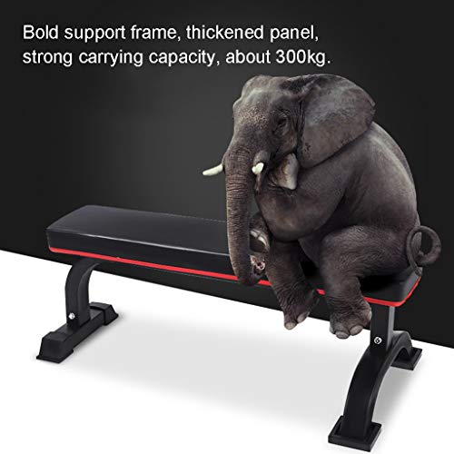 Bancos De Ejercicios For El Hogar Ejercicios Tabla De Entrenamiento Plana Pesas Multifunción, con 200 Kg (Color : Black, Size : 110 * 58.5 * 42cm) Bancos De Ejercicios For El Hogar Ejercicios Tabla De Entrenamiento Plana Pesas Multifunción, con 200 Kg (Color : Black, Size : 110 * 58.5 * 42cm)
