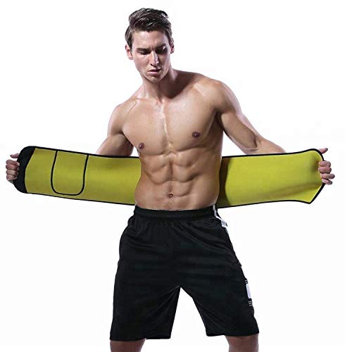 Banda abdominal adelgazante quema grasa One Hit KO OHKO banda lumbar adelgazar rápidamente. Fat Burner - Cinturón de gimnasio para hombre y mujer Faja Cardio Soporte Espalda