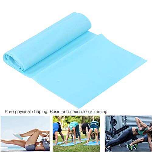 Banda de Resistencia, Correa elástica para Yoga, cinturón elástico para Yoga, estirador de piernas, 5 Piezas Durable para Adelgazamiento Resistente al Desgaste(Blue)