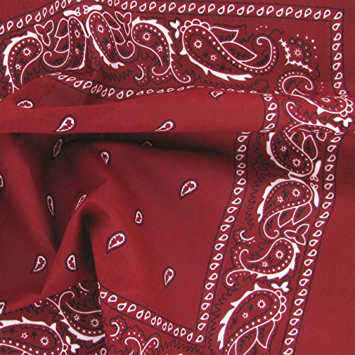 Bandanas paisley para hombre y mujer, bufanda por la cabeza unisex venden por 3