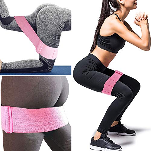 Bandas de Resistencia, Bandas Elasticas Musculacion Gluteos, Bandas Elasticas Fitness, Bandas de Ejercicios, Resistencia Antideslizante para Piernas y Glúteos, pilates, yoga, Fuerza, Estiramientos