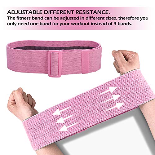 Bandas de Resistencia, Bandas Elasticas Musculacion Gluteos, Bandas Elasticas Fitness, Bandas de Ejercicios, Resistencia Antideslizante para Piernas y Glúteos, pilates, yoga, Fuerza, Estiramientos