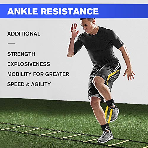 Bandas de resistencia de la pierna de velocidad, velocidad y agilidad para entrenamiento de atletismo, correa de estiramiento para todos los deportes, rápido sprinting Bandas de resistencia de la pierna de velocidad, velocidad y agilidad para entrenamiento de atletismo, correa de estiramiento para todos los deportes, rápido sprinting