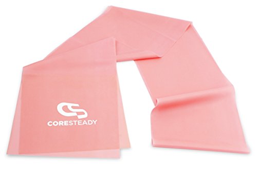 Bandas de Resistencia Terapéuticas Coresteady | Bandas de Fitness de calidad superior para Pilates, Yoga, entrenamiento de fuerza | Fisioterapia y rehabilitación |Para hombres y mujeres |Guía incluida