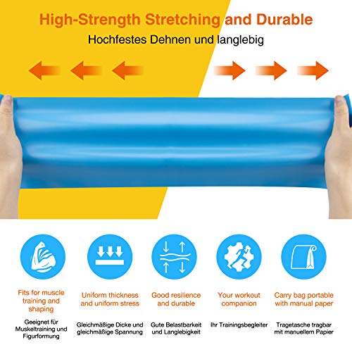Bandas Elasticas de Resistencia,Juego De 3 Bandas De Resistencia Fitness, Largas Ligas De Ejercicios Con 3 Niveles De Resistencia, Cintas Elasticas Pilates, Yoga, Entrenamiento, Rehabilitación, Gym Bandas Elasticas de Resistencia,Juego De 3 Bandas De Resistencia Fitness, Largas Ligas De Ejercicios Con 3 Niveles De Resistencia, Cintas Elasticas Pilates, Yoga, Entrenamiento, Rehabilitación, Gym