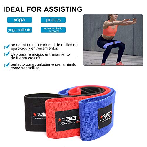 Bandas Elasticas Fitness Glúteos Bandas de Resistencia de la Cadera Bandas Antideslizantes de Ejercicios Piernas Bandas Elasticas Fitness Glúteos Bandas de Resistencia de la Cadera Bandas Antideslizantes de Ejercicios Piernas