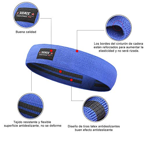 Bandas Elasticas Fitness Glúteos Bandas de Resistencia de la Cadera Bandas Antideslizantes de Ejercicios Piernas Bandas Elasticas Fitness Glúteos Bandas de Resistencia de la Cadera Bandas Antideslizantes de Ejercicios Piernas