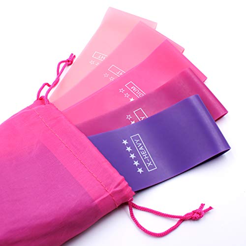 Bandas Elasticas Fitness, Goma Cintas Elastica Fitness Bandas Elasticas Musculacion Set de 5 Resistencia Gimnasia de Látex Natural Agradable Para Fisioterapia, Rehabilitación Bandas Elasticas Fitness, Goma Cintas Elastica Fitness Bandas Elasticas Musculacion Set de 5 Resistencia Gimnasia de Látex Natural Agradable Para Fisioterapia, Rehabilitación