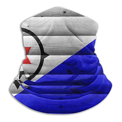 Bandera de la isla de Bonaire, calentador de cuello de microfibra, bufanda para la cabeza, clima frío, invierno, deportes al aire libre, Bandana, pasamontañas, Unisex