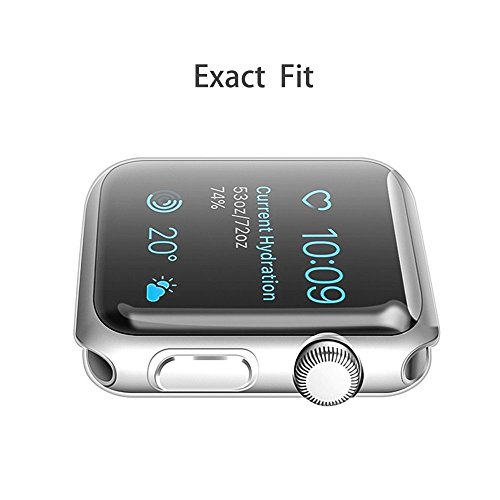 bandmax Apple Watch 3 Funda, 42mm Suave TPU Proteger Completa Case Anti-Arañazos Borrar Espalda para Apple Watch (42mm) bandmax Apple Watch 3 Funda, 42mm Suave TPU Proteger Completa Case Anti-Arañazos Borrar Espalda para Apple Watch (42mm)