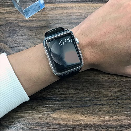 bandmax Apple Watch 3 Funda, 42mm Suave TPU Proteger Completa Case Anti-Arañazos Borrar Espalda para Apple Watch (42mm) bandmax Apple Watch 3 Funda, 42mm Suave TPU Proteger Completa Case Anti-Arañazos Borrar Espalda para Apple Watch (42mm)