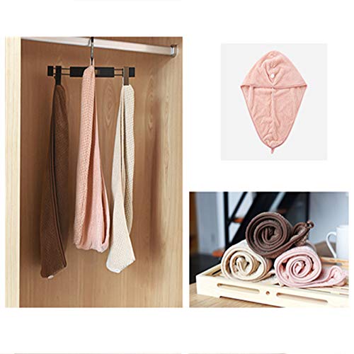 BangShou 3 Piezas Turbante para el Cabello Toalla de Secado Rápido Toallas de Baño Turbante del Abrigo de Pelo Secado Rápido de Microfibra con Botón… BangShou 3 Piezas Turbante para el Cabello Toalla de Secado Rápido Toallas de Baño Turbante del Abrigo de Pelo Secado Rápido de Microfibra con Botón…