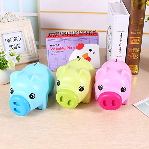 Bank-Cute Plastic Bank Coin Money Cash Caja de Ahorro Coleccionable Cerdo Juguete Regalo para niños Bank-Cute Plastic Bank Coin Money Cash Caja de Ahorro Coleccionable Cerdo Juguete Regalo para niños