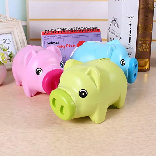 Bank-Cute Plastic Bank Coin Money Cash Caja de Ahorro Coleccionable Cerdo Juguete Regalo para niños Bank-Cute Plastic Bank Coin Money Cash Caja de Ahorro Coleccionable Cerdo Juguete Regalo para niños