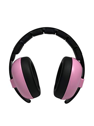 Banz Bubzee EM010 - Orejeras para bebé, color rosa