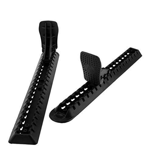 Baoblaze 2 Piezas de Nylon Negro Kayak Pedal de Pies Resto Clavija Accesorios