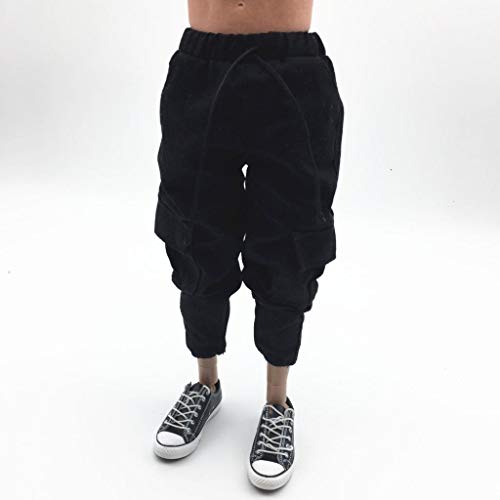 Baoblaze Pantalón de Chándal de Accesorio de Vestuario para Muñecas Masculinas