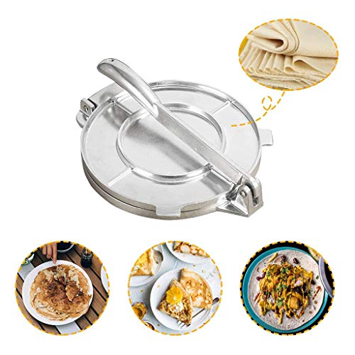 Baoblaze Tortilla Press Tortilla de Aluminio Prensa Prensa para Tortillas Mexicanas Prensa De Hierro Tortilla de Quesadilla Pre-sazonada de 6.5 Pulgadas para Hacer Tortillas Prensa Baoblaze Tortilla Press Tortilla de Aluminio Prensa Prensa para Tortillas Mexicanas Prensa De Hierro Tortilla de Quesadilla Pre-sazonada de 6.5 Pulgadas para Hacer Tortillas Prensa
