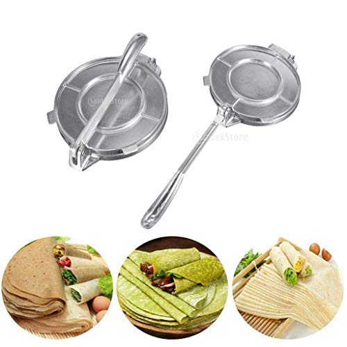 Baoblaze Tortilla Press Tortilla de Aluminio Prensa Prensa para Tortillas Mexicanas Prensa De Hierro Tortilla de Quesadilla Pre-sazonada de 6.5 Pulgadas para Hacer Tortillas Prensa Baoblaze Tortilla Press Tortilla de Aluminio Prensa Prensa para Tortillas Mexicanas Prensa De Hierro Tortilla de Quesadilla Pre-sazonada de 6.5 Pulgadas para Hacer Tortillas Prensa