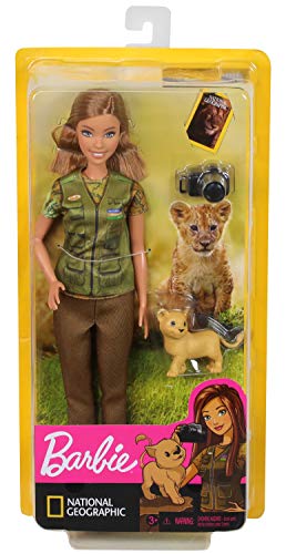 Barbie National Geographic Quiero Ser Fotógrafa, muñeca con accesorios (Mattel GDM46)