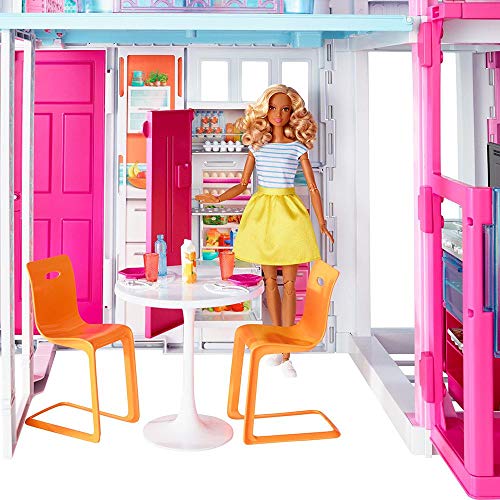 Barbie - Supercasa - casa muñecas, regalo para niñas y niños 3-9 años (Mattel DLY32)