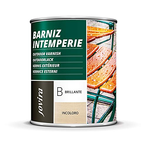 BARNIZ INTEMPERIE TRANSPARENTE. Decora y embellece todo tipo de maderas al exterior, mesas, sillas, muebles, barcos, terrazas (2,3 Litros, BRILLANTE) BARNIZ INTEMPERIE TRANSPARENTE. Decora y embellece todo tipo de maderas al exterior, mesas, sillas, muebles, barcos, terrazas (2,3 Litros, BRILLANTE)