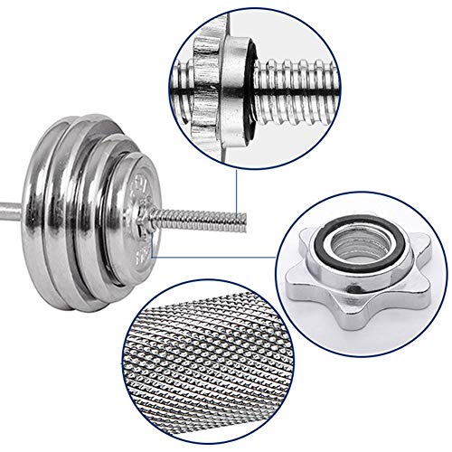 Barra Curl Pesas - 4 Pies - 5 Pies, Barra de Levantamiento de Pesas Recta,1200mm Barra Curl Pesas - 4 Pies - 5 Pies, Barra de Levantamiento de Pesas Recta,1200mm