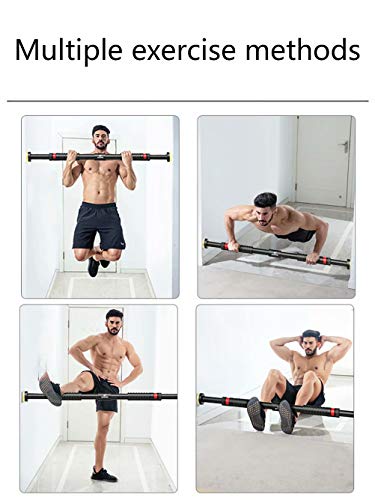 Barra de Dominadas Ajustable a Puertas con un Ancho de 65-130cm Palanca tensora de Seguridad Entrenamiento en el Hogar Barras Horizontales Barra de Dominadas Ajustable a Puertas con un Ancho de 65-130cm Palanca tensora de Seguridad Entrenamiento en el Hogar Barras Horizontales