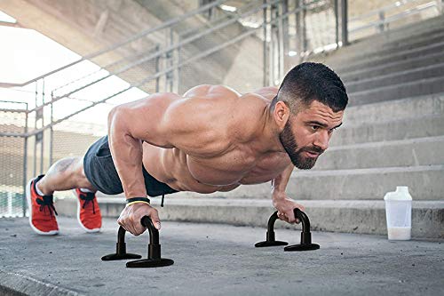 Barra De Flexiones, Piso Antideslizante Para Entrenamiento De Pecho Manija Para Ejercicios Equipo De Ejercicio Físico Resistente Para El Hogar Con Soportes Para Hombres Y Mujeres Con Cojines De Espuma