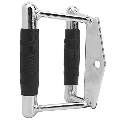 Barra de presión en Forma de V para Entrenamiento de tríceps Mango de Entrenamiento de Remo para Ejercicios, Acero Inoxidable y Goma Barra de presión en Forma de V para Entrenamiento de tríceps Mango de Entrenamiento de Remo para Ejercicios, Acero Inoxidable y Goma