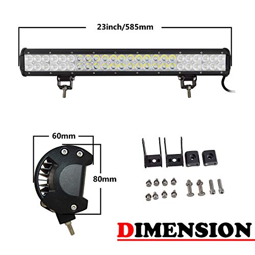 Barra Led 4x4 Willpower 56cm 144W Barras Led Coche Haz Combinado IP67 Impermeable Faro Led Focos Led 12v 24v 6000k Barras de Luz Led para Tractor SUV ATV UTV Off-road Barra Led 4x4 Willpower 56cm 144W Barras Led Coche Haz Combinado IP67 Impermeable Faro Led Focos Led 12v 24v 6000k Barras de Luz Led para Tractor SUV ATV UTV Off-road