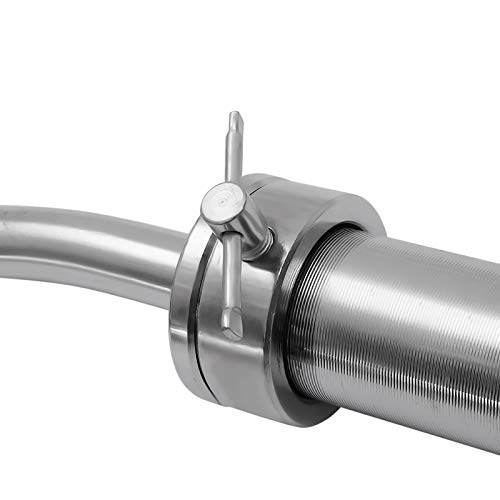 Barra Olímpica 47",EZ Curl Bar,Barra Pesas,Cromo Macizo Barra de Levantamiento de Pesas Estándar,Levantamiento Pesas Deportes Peso Libre Ejercicio Barra Olímpica Barra Curl Biceps(Size:47.2in) Barra Olímpica 47",EZ Curl Bar,Barra Pesas,Cromo Macizo Barra de Levantamiento de Pesas Estándar,Levantamiento Pesas Deportes Peso Libre Ejercicio Barra Olímpica Barra Curl Biceps(Size:47.2in)