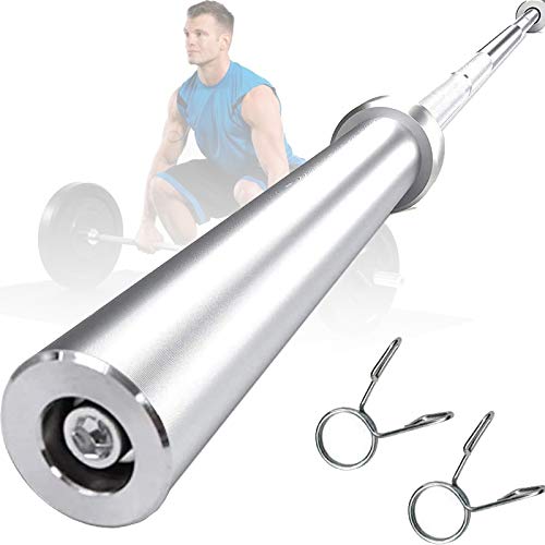 Barra Olímpica,Acero Sólido Barra de Pesas Barra Z,Body Pump Barra,Barra de Musculación,Barra de Fitness,Entrenamiento en el Hogar, de Acero Resistente,Fitness Barra de Gimnasio(Size:47in) Barra Olímpica,Acero Sólido Barra de Pesas Barra Z,Body Pump Barra,Barra de Musculación,Barra de Fitness,Entrenamiento en el Hogar, de Acero Resistente,Fitness Barra de Gimnasio(Size:47in)