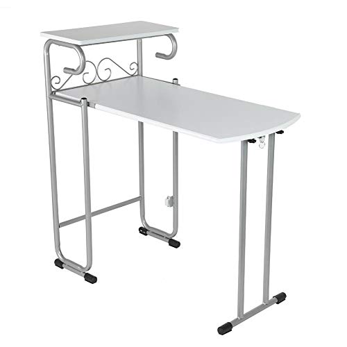 Barra para Cocina con 2 Taburetes Plegable, Mesa de Bar Moderna Desayuno Silla Doble Asiento de Acero con Tablero de Madera, 89 x 50 x 93cm Barra para Cocina con 2 Taburetes Plegable, Mesa de Bar Moderna Desayuno Silla Doble Asiento de Acero con Tablero de Madera, 89 x 50 x 93cm