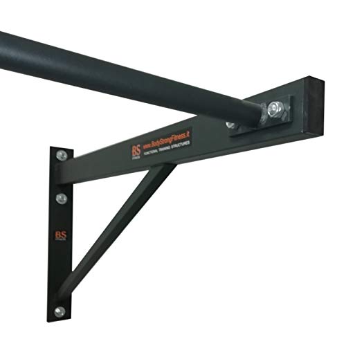 Barra para flexiones/dominadas (muscle up & pull up), bíceps, crossfit, fitness y fisicoculturismo, Arancio(Supporti)-Nero(Barra), 100x90 cm Barra para flexiones/dominadas (muscle up & pull up), bíceps, crossfit, fitness y fisicoculturismo, Arancio(Supporti)-Nero(Barra), 100x90 cm