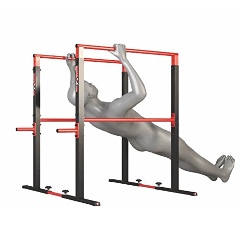 Barras de Altura Ajustable 95-105cm para Dominadas, Màximo de 275kg Crossfit, Calistenia Dip Estación, Paralelas, Barras de Altura Ajustable 95-105cm para Dominadas, Màximo de 275kg Crossfit, Calistenia Dip Estación, Paralelas,