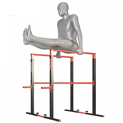 Barras de Altura Ajustable 95-105cm para Dominadas, Màximo de 275kg Crossfit, Calistenia Dip Estación, Paralelas, Barras de Altura Ajustable 95-105cm para Dominadas, Màximo de 275kg Crossfit, Calistenia Dip Estación, Paralelas,