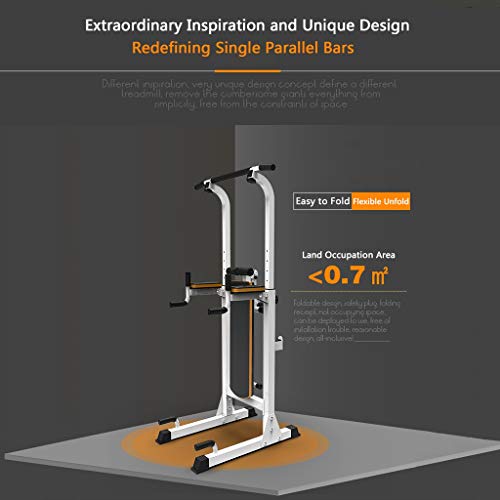 Barras de dominadas Barra De Dominadas Ajustable, Barra De Ejercicio Plegable Barras Horizontales Multifuncionales Barra De Entrenamiento De La Parte Superior del Cuerpo para Entrenamientos De Fuerza