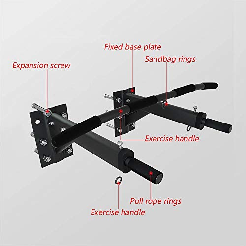 Barras de dominadas HUAHUA Montado En La Pared, Seguro Y Cómodo Deportes Al Aire Libre Chin-up Bar, 500 Kg De Carga Segura, Fácil De Instalar, 95 * 61.5 * 30cm (Size : Style1)