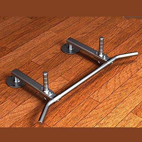 Barras de dominadas Muro De Acero Inoxidable De Acero Inoxidable Colgando De Haz Horizontal Lateral Coja Sin Swanisless Multi Fitness Equipamiento (Color : Silver, Size : 99.6 * 15 * 39.6 cm)