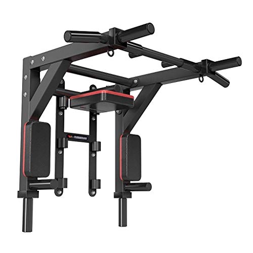 Barras de dominadas Pull-up Dispositivo Barra Fija En La Puerta Barras Paralelas Y Horizontales Interiores Sandbag Estante Ejercicio Fitness Equipment 1000kg Puede Soportar (Color : Black)