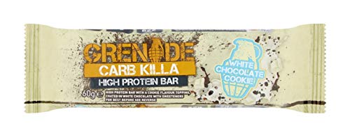 Barrita Proteica Carb Killa sabor Galleta de Chocolate Blanco Grenade 60 g