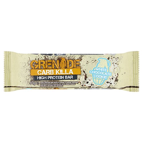 Barrita Proteica Carb Killa sabor Galleta de Chocolate Blanco Grenade 60 g